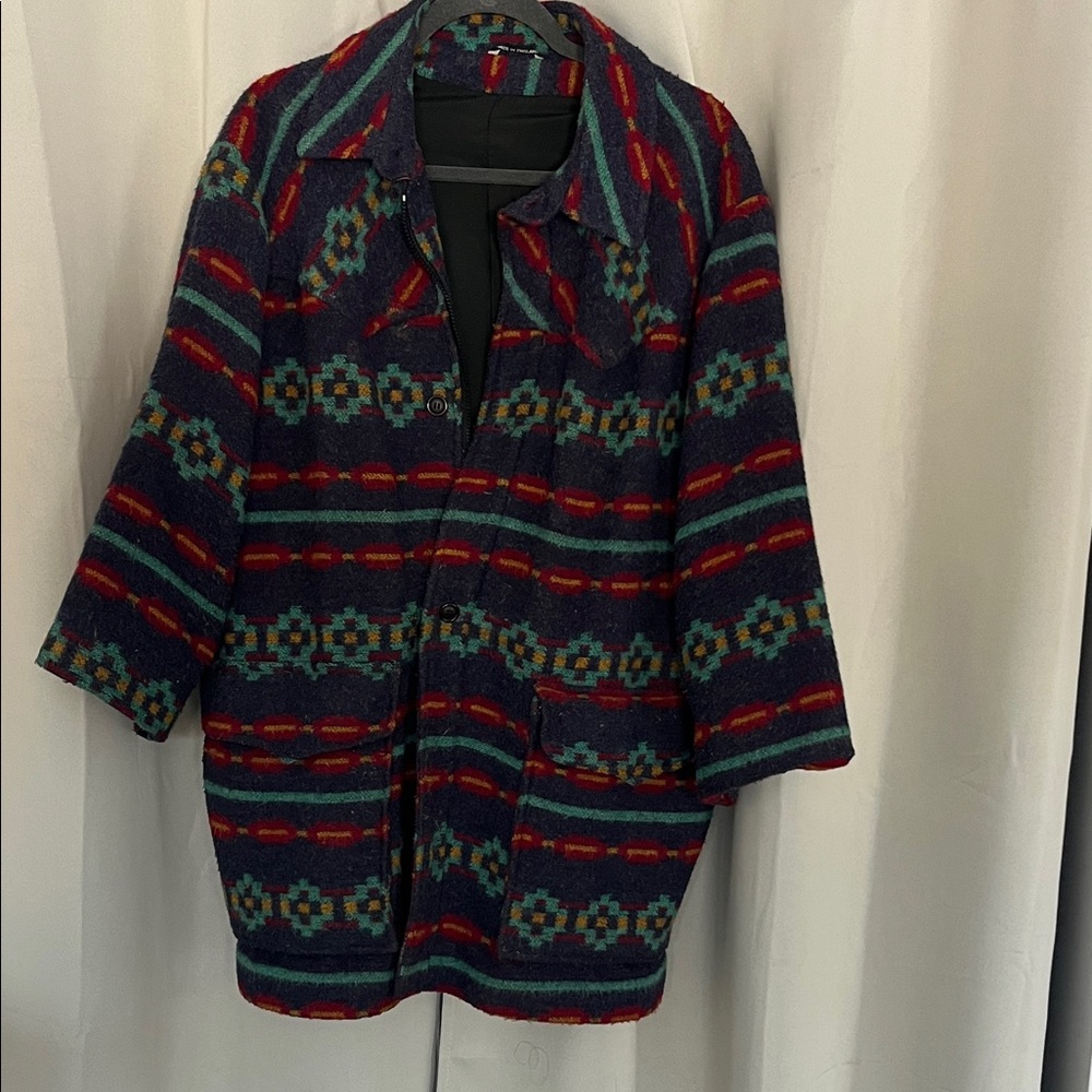 Ranch Exit Vintage Multicolor Wool Blend Jacket
